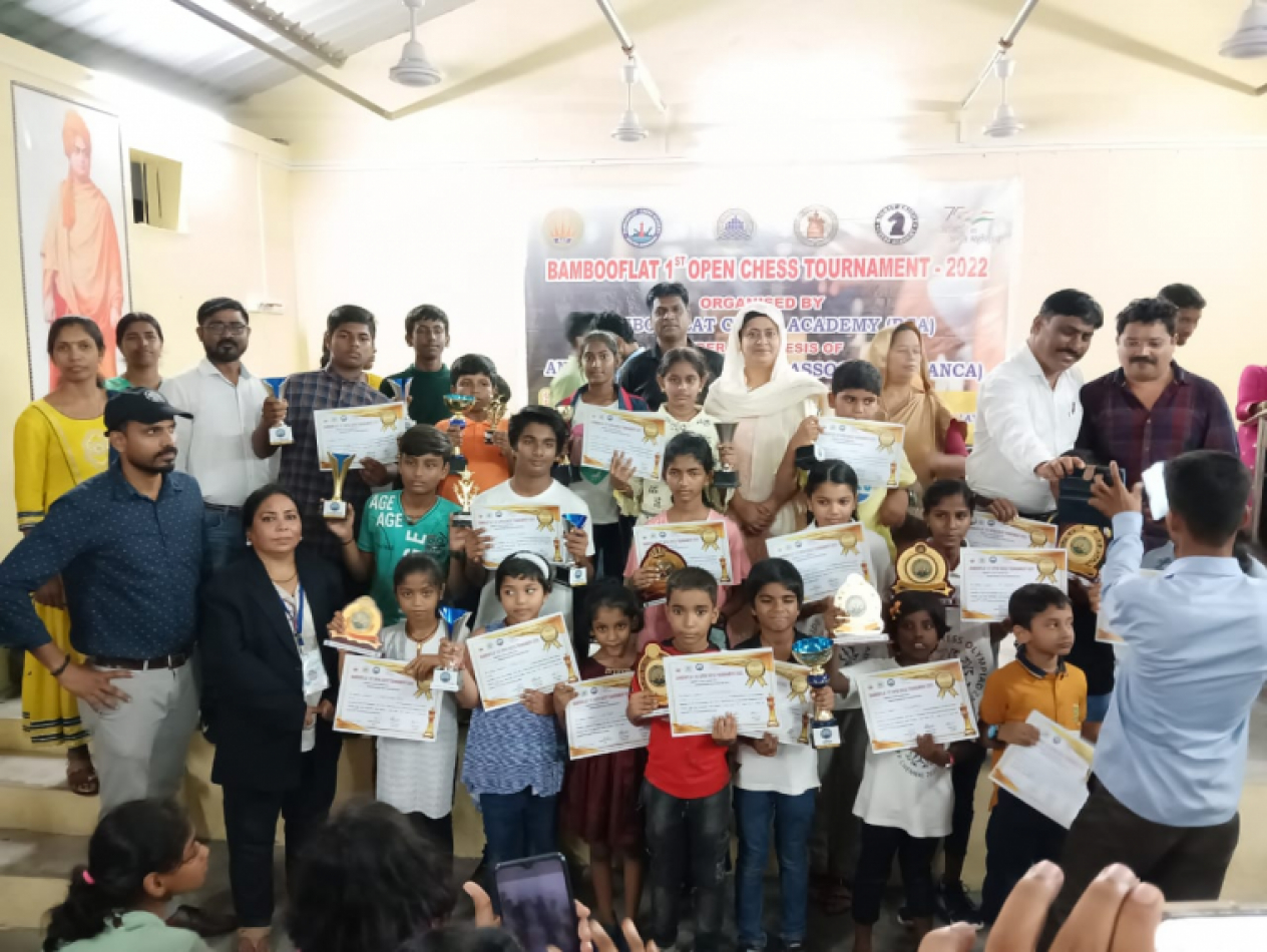 1st Bambooflat Open Chess Tournament 2022 concluded with prize distribution ceremony onclick=